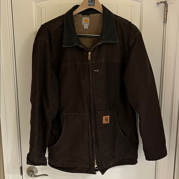 Carhartt Men's Dark Brown Field Jacket - Picture 1 of 7